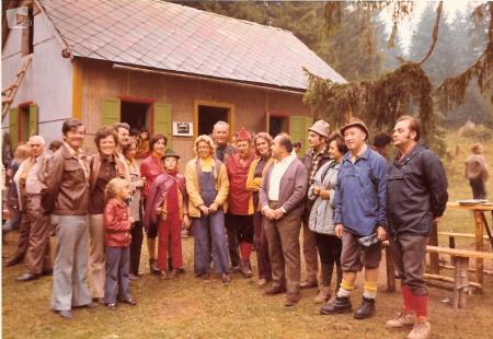 7_Vilharjeva koča v Črnem dolu, 70-letnica, 1984